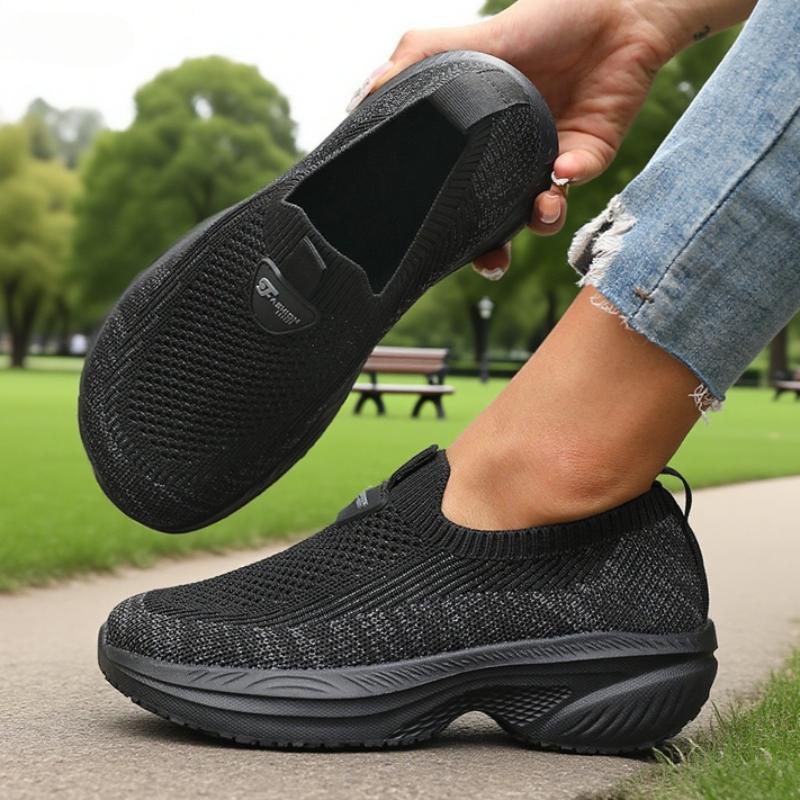 Damen Sneaker Slipper Tennis Femimino Damen Slip On Atmungsaktive Sneaker Leichtgewicht Sommer Damen Sneaker Outdoor Laufschuh
