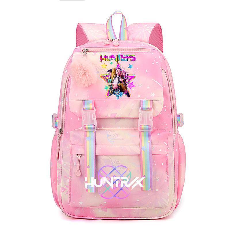 Kpop Witch Hunters Peripheral Small Fresh Backpack College Style Trend Student School Bag Large Capacity