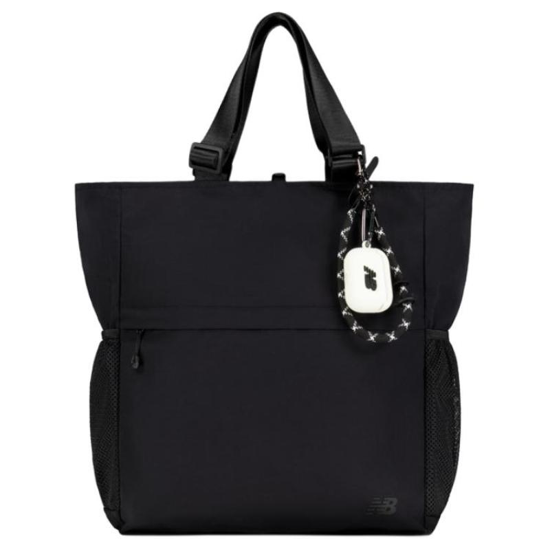 New Balance Fabric Backpack, Handbag Unisex Black New Balance LAB52410-BK