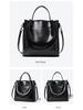 2025 Cowhide Women's Versatile Handbag, Genuine Leather Commuter Shoulder Bag - European/American Style, Large Capacity, High-End Feel
