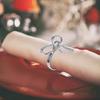 6 Pieces Elegant Bow Knot Napkin Rings Zinc Zinc Zinc Alloy Tissue Ring Napkin Buckle  Banquet Party
