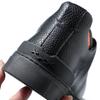 New men's leather shoes, shoes with one pedal, lazy shoes with soft soles and soft surfaces, short casual models.