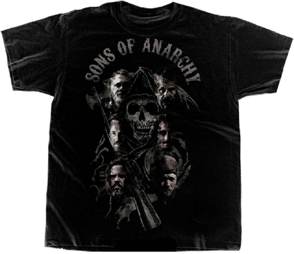 

Футболка унисекс ly Licensed Sons Of Anarchy Charging Reaper Cast Blend
