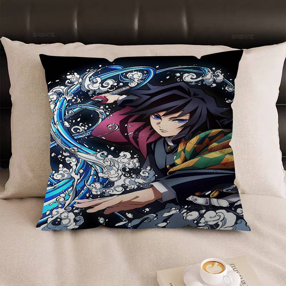 Anime Tomioka GGiyuu Pillow Cover Design Cushion Cover Decor Holiday Decorati