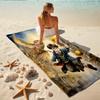 1Pc Harry Potter Golden Snitch Beach Towel, Quick Dry, Multi-Use for Beach Pool Gym Yoga Home Travel, Christmas, Halloween, Xmas Gift M929182