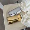Luxurious Triple Flod Long Wallet Women Banquet bag Fashion Shiny PU Leather Multi-Slot Card Holder Females Messenger Cluth Bag