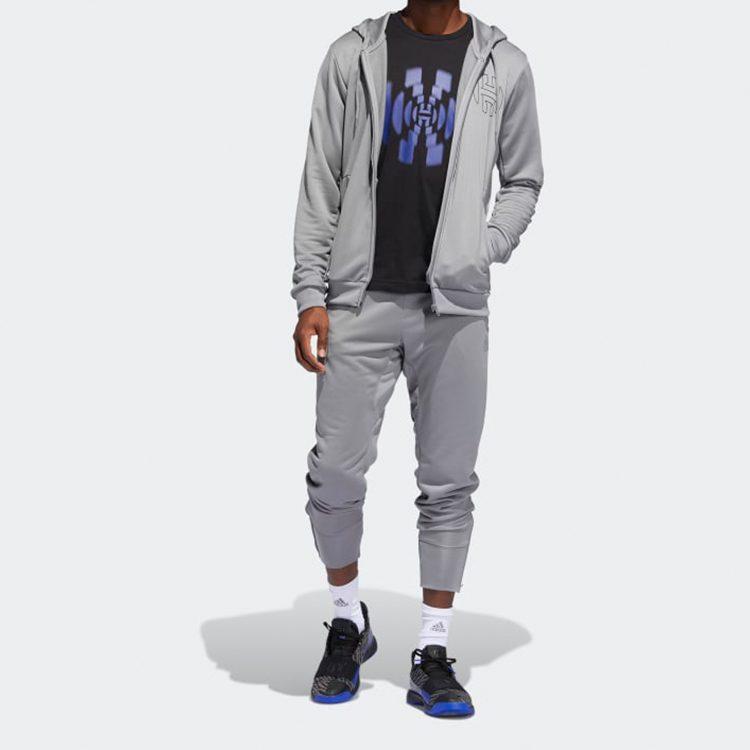 Adidas Sports Pants Men's Gray Moderate DU6256