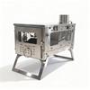 Portable Outdoor Folding Titanium Wood Tent Stove for Camping