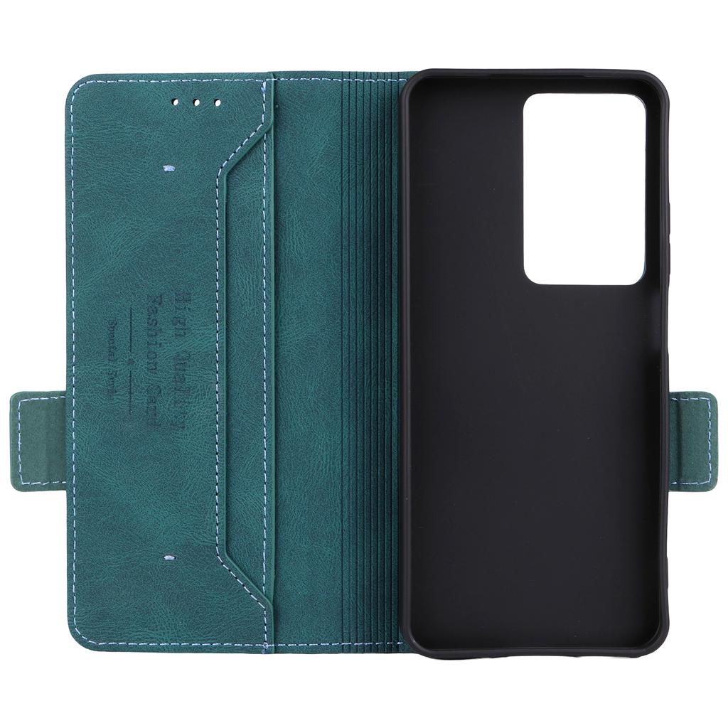 Pour Realme C75 4G Étui Portefeuille en Cuir à Rabat Housse de Téléphone avec Décoration Métallique