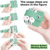 1PC Storage Lightweight Winding Device Business Trips Button Occupying Minimal Space Silicone Electronic Accessories