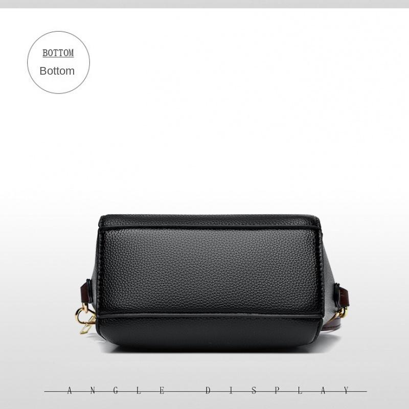 Modna Torba Crossbody Damska Mini Kopertówka z Klapką Damski Portfel PU na Co Dzień Torby na Ramię w Jednolitym Kolorze dla Dojeżdżających