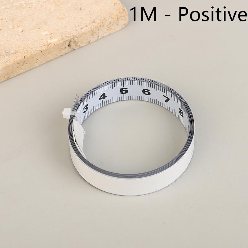 Miter Track Tape Measure Self Adhesive Metric Stainless Steel Scale Ruler 1M-2M For T-Track Router Table Saw Woodworking Tool