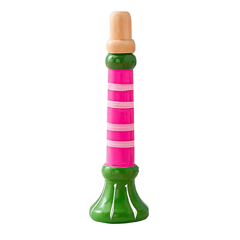 1PC Wooden Trumpet Horn 5 Colors Available Small Whistle Horns Musical Instruments Suitable for Beginners Party Noise Makers ZYF
