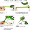 17 Pieces Flower Tools Include Floral Wire Cutter Scissor Floral Tape 22 Gauge Paddle Wire 26 Gauge Stem Wire Pearl Corsage Pin Bouquet Wrap Florist