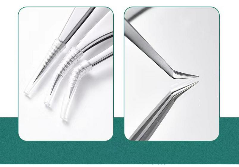 High Precision Blooming Eyelash Extension Tweezers - Professional Tool for Eyelash Artists