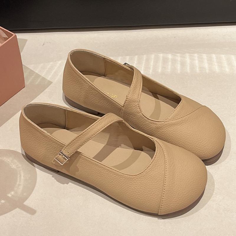 

Модные балетки Женская мягкая обувь Дизайнерские классические кожаные лоферы Обувь 2025 Осень Мелкая пряжка Повседневные кроссовки Новые тренды Zapatillas 43 хаки