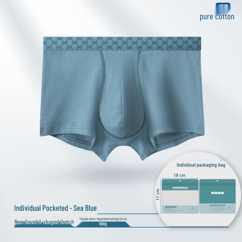 Men's Temperature-Adaptive Antibacterial Cotton Boxer Briefs