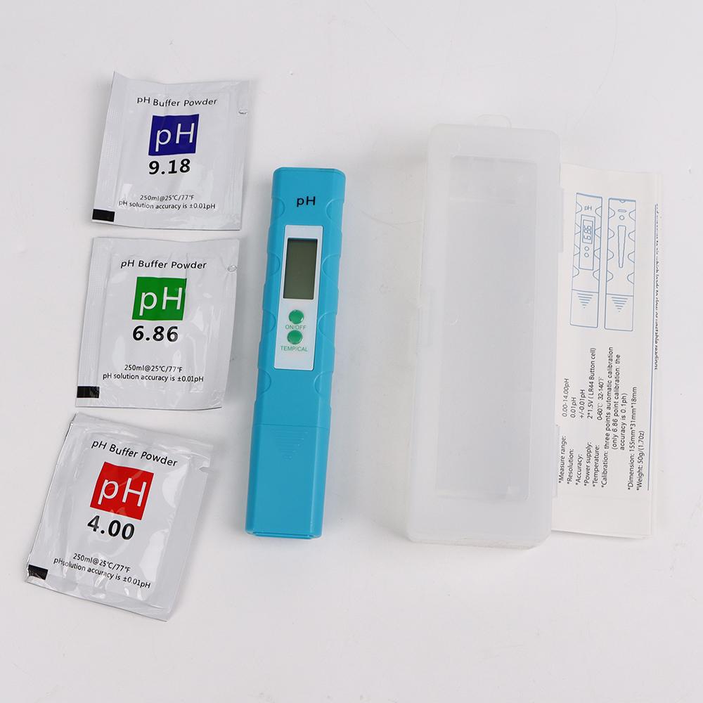 LCD Digital PH Meter Water Quality Tester High Accuracy 0.01 Aquarium Pool Water Tester Automatic Calibration