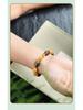 Green Kinam Agarwood Jujube & Amber Beaded Bracelet with 925 Silver Accents