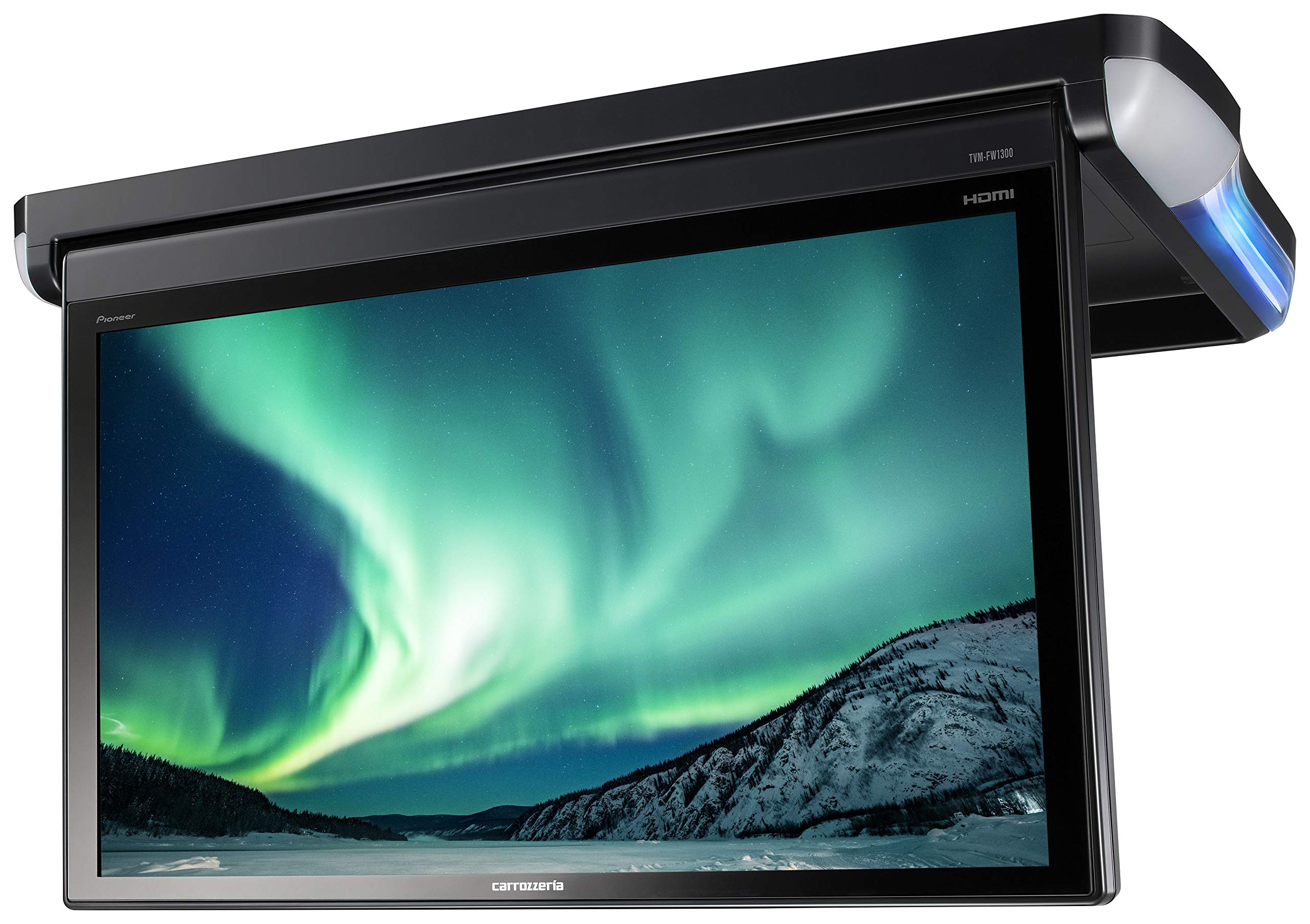 

Відкидний монітор Pioneer дюймовий чорний Full HD з кімнатною лампою Carrozzeria TVM-FW1300-B 13,3