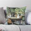 PierreAuguste Renoir La Grenouillere Kissenbezug Polyester Leinen Samt Kreativer Dekorativer Wurfkissenbezug Heimkissenbezug