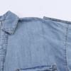 European and American Style, New Women's Clothing, Foreign Style, Fashionable and Fashionable Wide-sleeved Denim Shirt 7147021