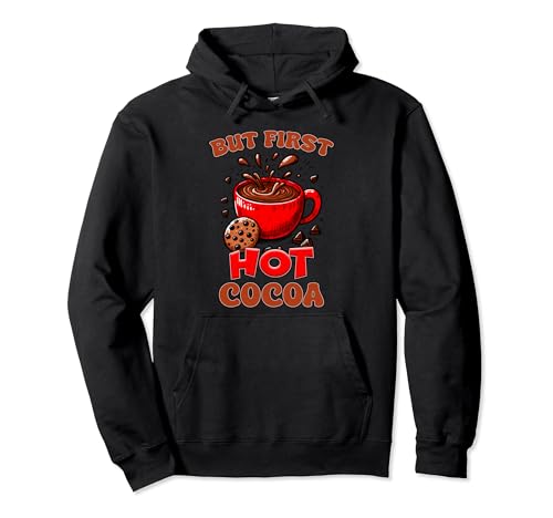 But First Hot Coco Winter Christmas Mug Design Hoodie