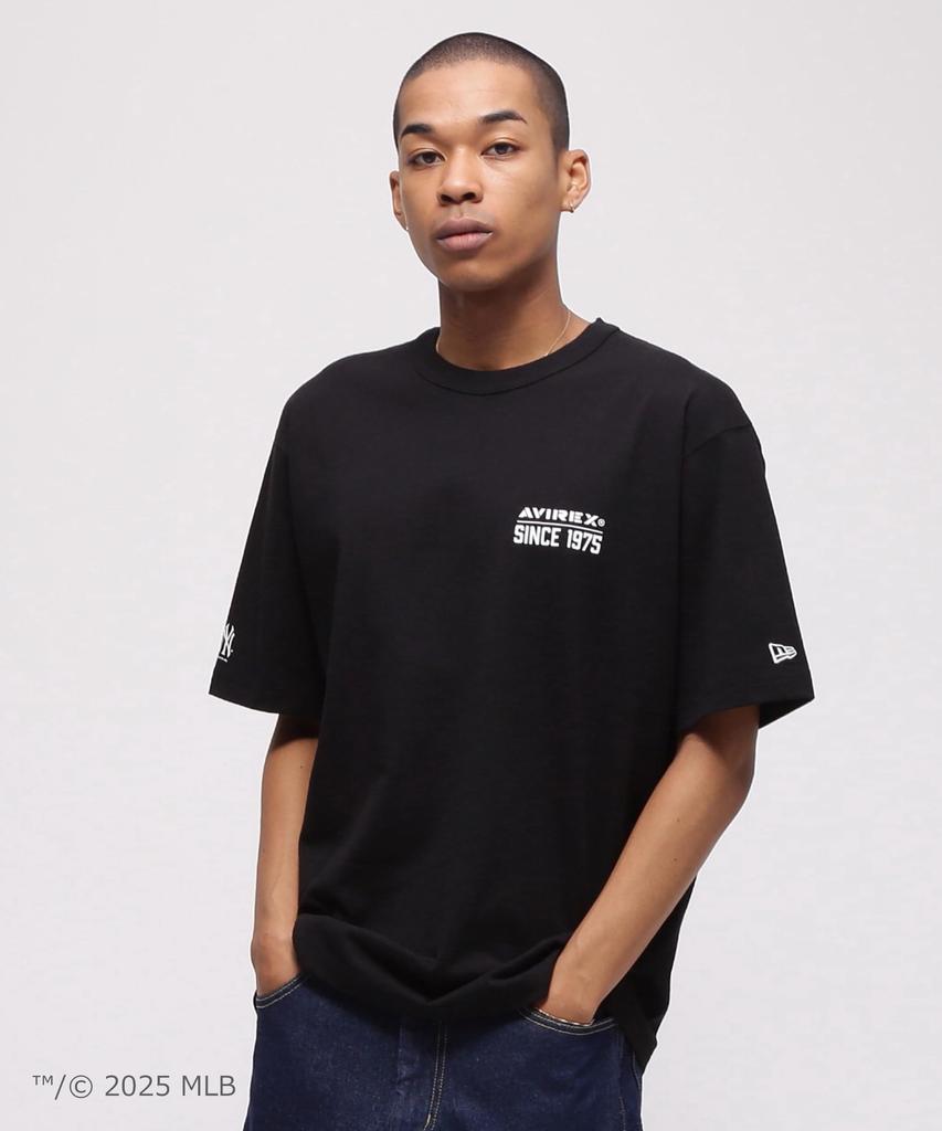 Avirex New Era New York Yankees Size T-Shirt, Men's, 2XL, 010, Black, 783-5234014