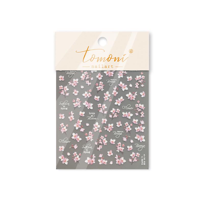 

Наклейки для ногтей Tomoni 3D Сакура - Нежно-розовый Весенний декор