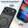 For iPhone 17 Pro Magnetic Case Skin Touch Matte Translucent PC + TPU Anti-Drop Phone Cover