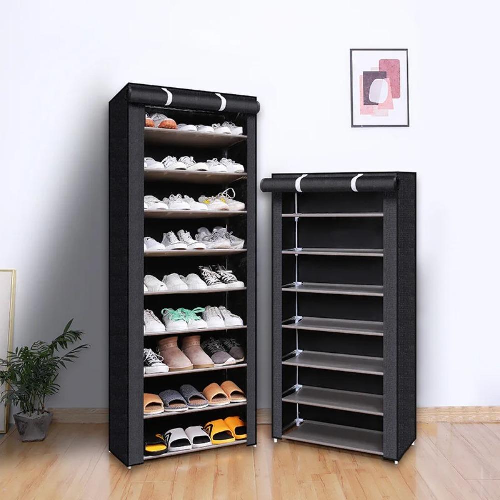 8/6 Layers Shoes Rack Organizer Space-saving Cabinets Shoes Shelf Rack Home Furniture Dustproof Shelf Dormitory Organizer