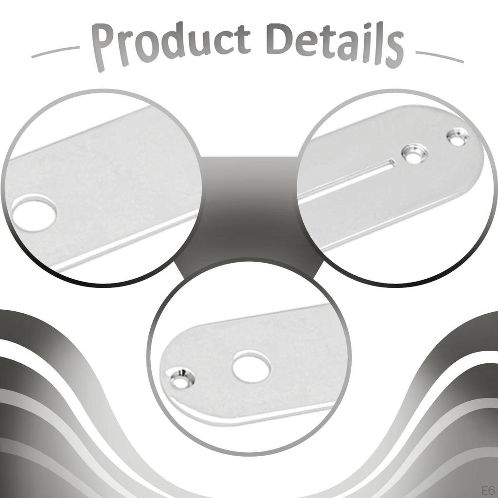 32mm Control Plate Guitar Accessories W/ Mounting Screws Stable String Instrument Parts for Live