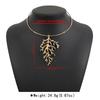 Fashion light luxury personality exaggerated branches coral beach vacation summer niche earrings collar