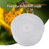 Bee Feeder, Plastic Bee Watering Station Feeders for Hives Beekeeping Supplies Waterer Drinking Bowl for Outside Garden White