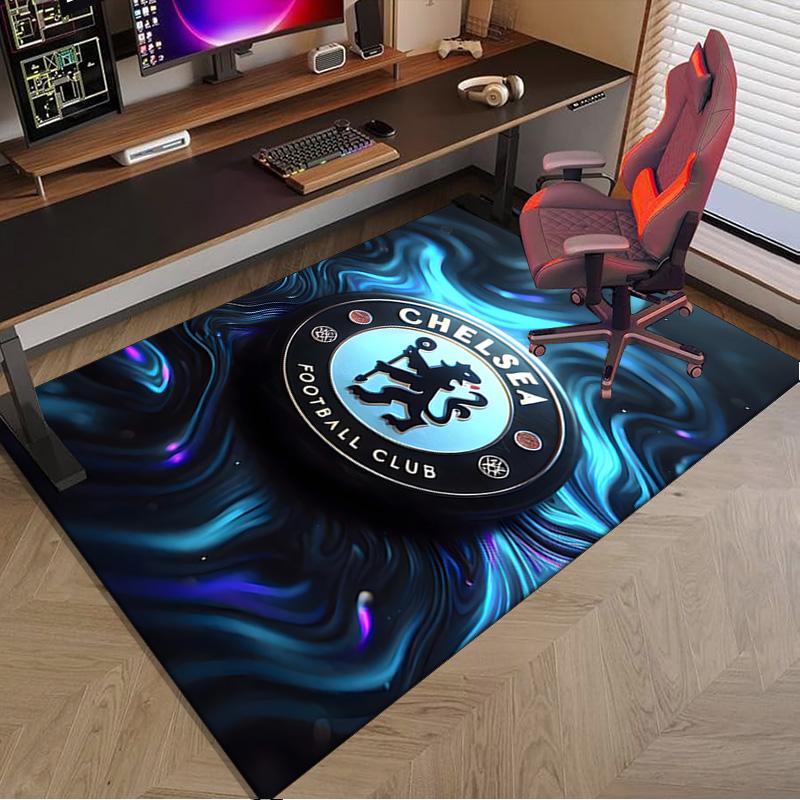 Football Club Emblem lion Carpet, Chair Rug,Rug for Office Bedroom living rooms, Doormat decor Fan Gift Christmas Gift