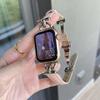 Women Leather Bracelet for Apple Watch Ultra 2 49mm 10 42mm 46 Butterfly Buckle Band for iWatch 9 8 7 6 SE 5 41mm 45mm 38 40 44