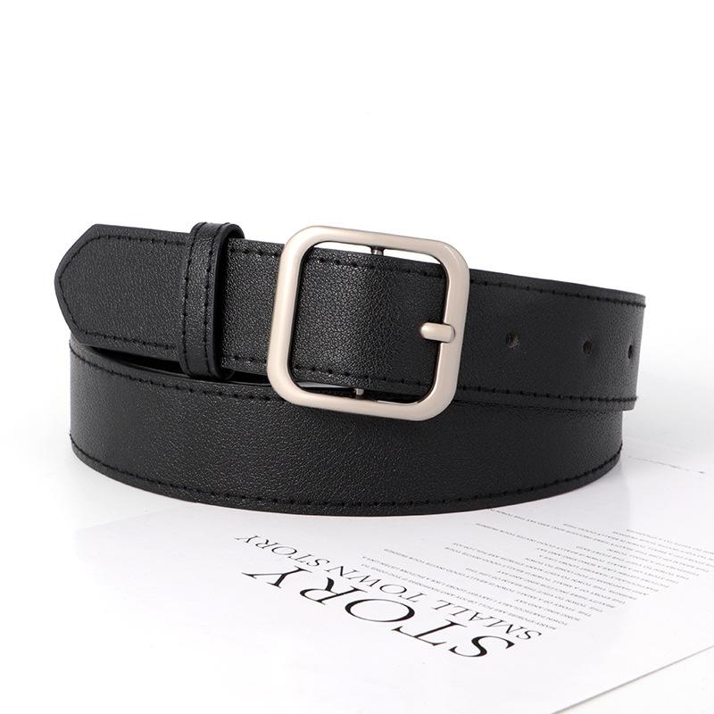 

Jeans Vintage Adjustable Belt Unisex Casual Student Styling Waistband Accessory чорний