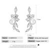 ZAKOL Elegant Luxury Water Drop Cubic Zirconia Leaf Dangle Earrings for Women Fashion AAA CZ Bridal Wedding Jewelry EP5154