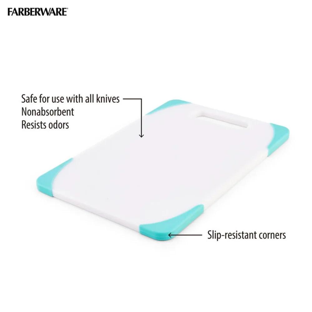 Nonslip Poly Cutting Board Reversible Durable Easy Clean Kitchen Tool Food Chopping Nonabsorbent Safe Knives