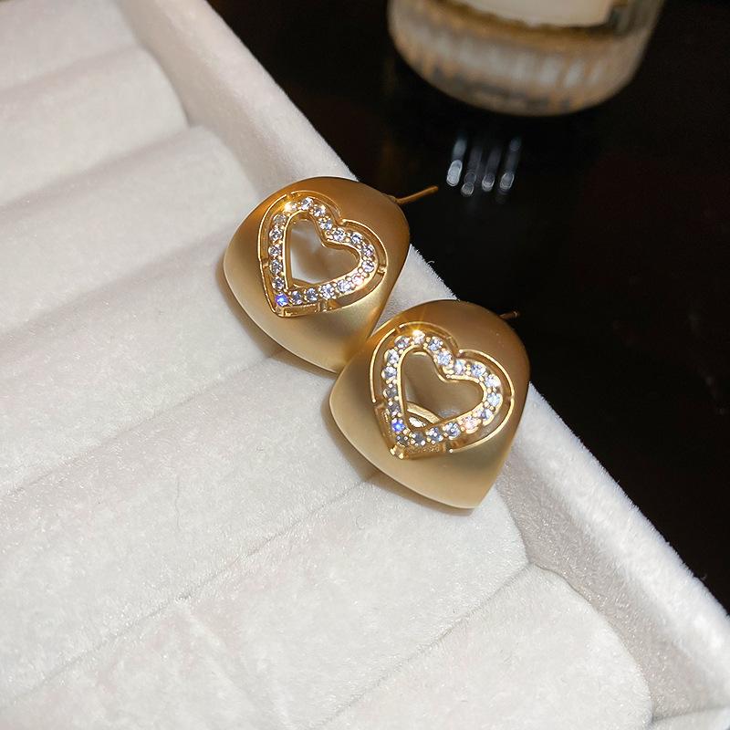 Silver Needle Flower Fringed Earrings French Light Luxury Temperament Earrings, Niche High-end Earrings