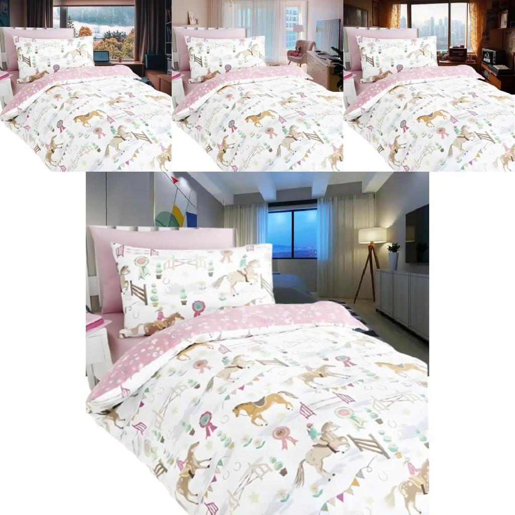 Bettwäsche-Set für 2m Bett mit Digitaldruck Baumwolle Polyester Cartoon-Design für Kinderzimmer