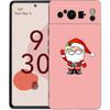 Funny Cartoon New Year Christmas Santa Phone Case For Google Pixel 9 8 7 6 Pro XL 8A 6A 7A 5G Soft TPU Black Cover Fundas