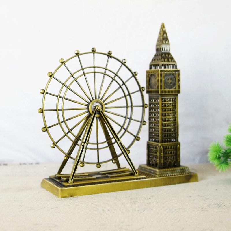 Salvadanaio Inghilterra Metallo UK Londra Souvenir Turistici Cabina Telefonica Rossa Artigianato Decorativo da Scrivania Decorazione Stanza Oggetti per Arredo Casa