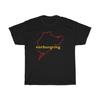 Nürburgring Rennstrecke Karte Icon Marine Schwarz T-Shirt Größe S bis 5XL