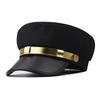Solid Color Phnom Penh Flat Cap With Breathable Cotton Material For Autumn And Winter