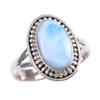 Darčekový prsteň Natural Republic Larimar Gemstone 925 zo striebra S.7 R4N42