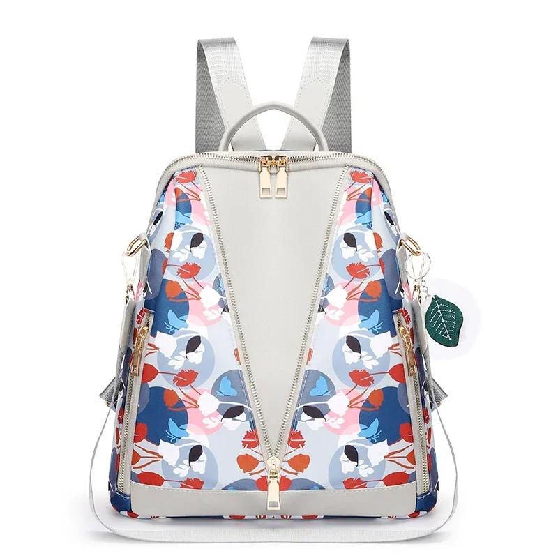 Large Capacity Oxford Leisure Women's Backpack  Versatile and Elegant Transport Bag  New