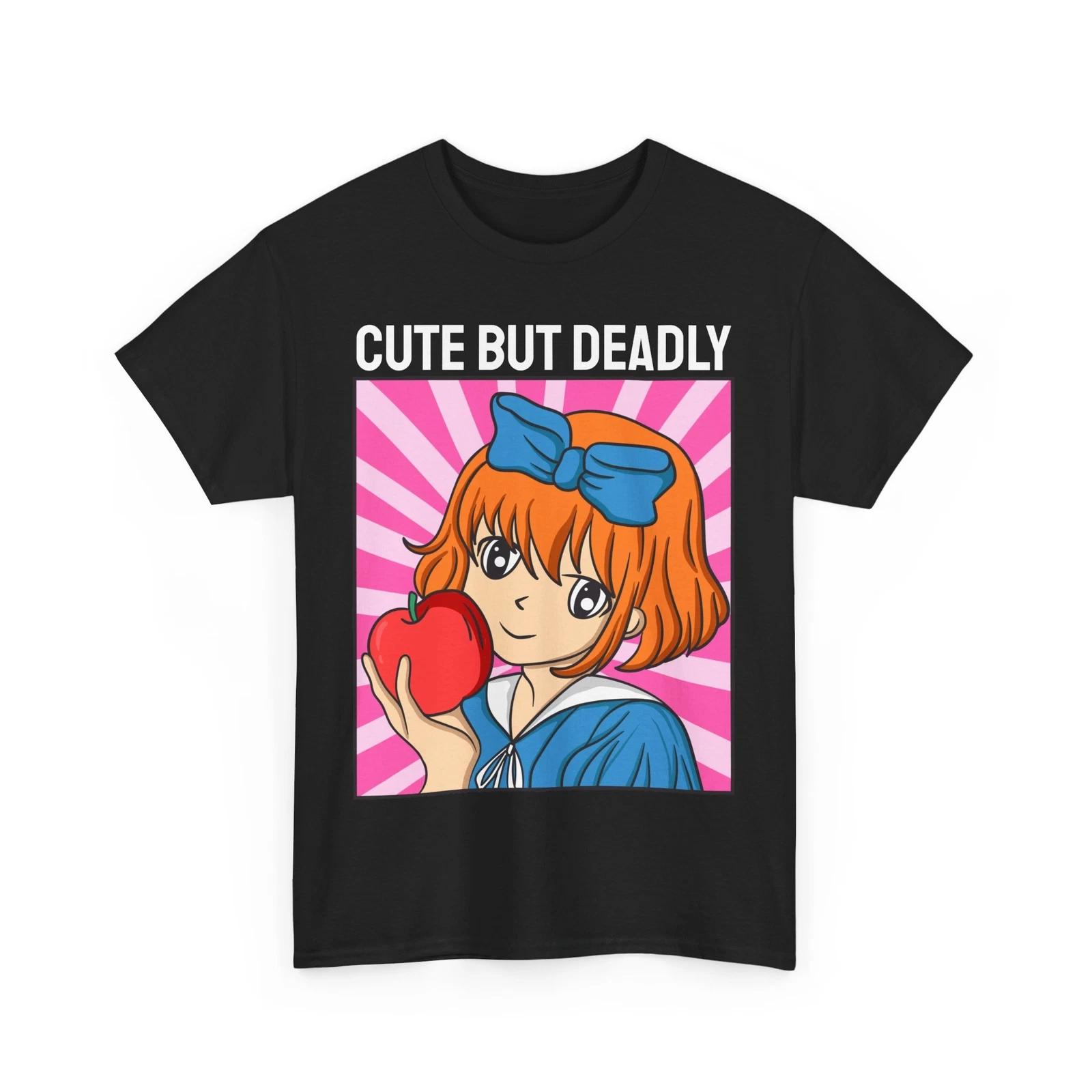 Cute but Deadly T-Shirt | Minimalist Japanese Tee | Tranquility & Peace Shirt 2XL