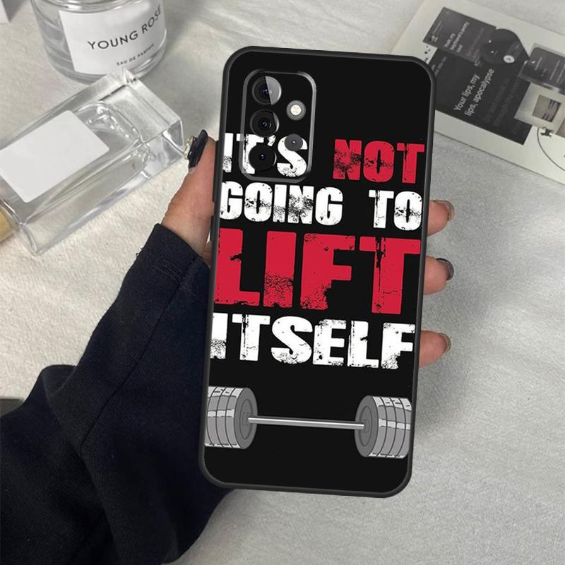 Bodybuilding Gym Fitness Phone Case For Samsung Galaxy A34 A54 A14 A13 A23 A33 A53 A73 A52 A42 A32 A22 A12 A51 A71