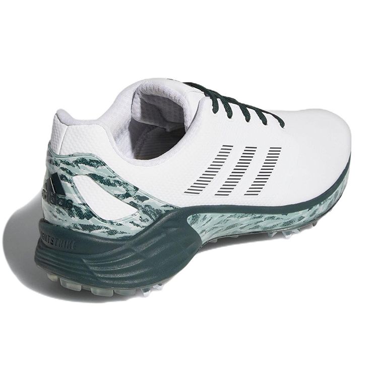 Collin Morikawa x adidas ZG21 Białe Lniane Zielone Męskie Sneakersy Chmurnobiałe Cieniowozielone HP9344